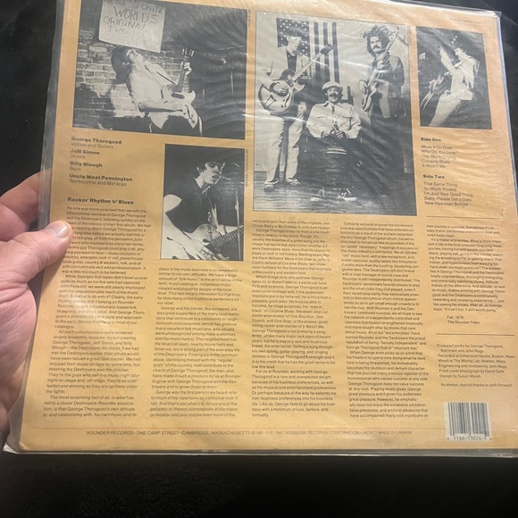George Thorogood And The Destroyers Move It On Over LP Vinyl Record 1978 - Picture 2 of 4